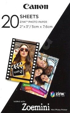 CANON ZINK Papier 50x75mm ZP-2030 20 Blatt