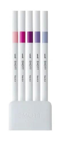 uni-ball - Fineliner Set, 5 Stücke, Multicolor