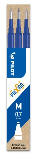 PILOT Mine FriXion Refill BLS-FR7-L-S3 blau, 3er Set