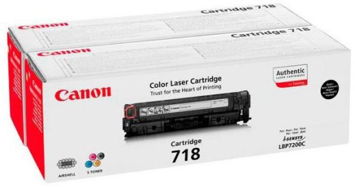 CANON Toner-Modul 718TW schwarz 2662B005 LBP 7200 2 St&uuml;ck