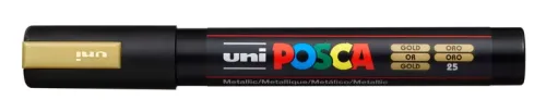 UNI-BALL Posca Marker 1,8-2,5mm PC-5M GOLD gold, Rundspitze