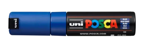 UNI-BALL Posca Marker 8mm PC-8K BLUE blau, Keilspitze