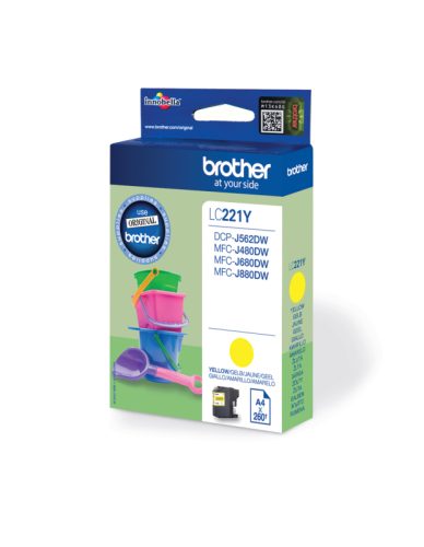 Brother, Brother Lc-221Y gelb Tintenpatrone