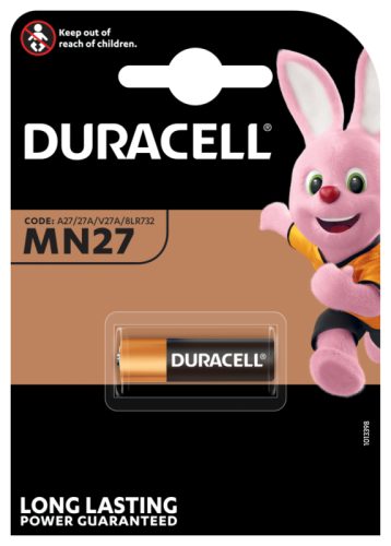 DURACELL Batterie Alkaline MN27 MN27, 8LR732, 12V 1 St&uuml;ck