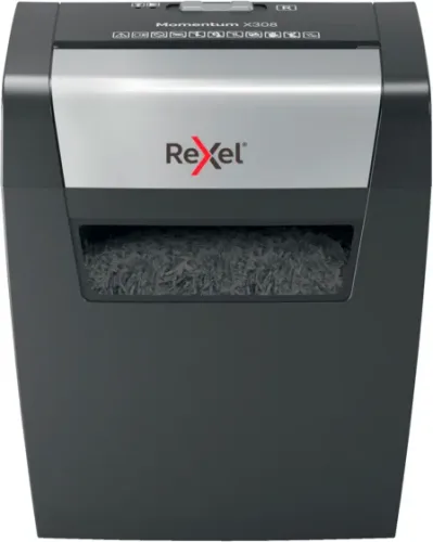 Rexel, REXEL Aktenvernichter Momentum 2104570EU X308, P-3, 15lt