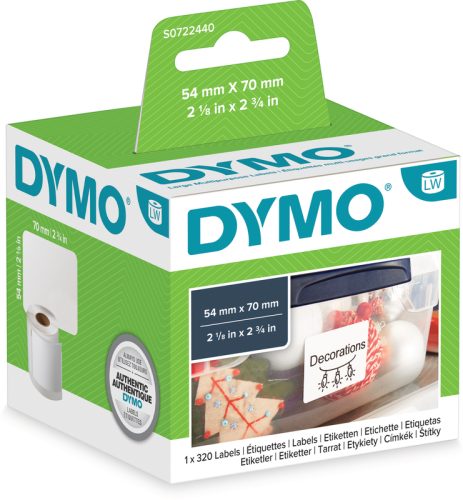 DYMO Disketten-Etiketten S0722440 perm.70x54mm 300 St&uuml;ck