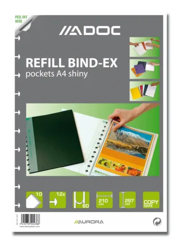 ADOC Ersatztaschen A4 5810.000 matt 10 St&uuml;ck