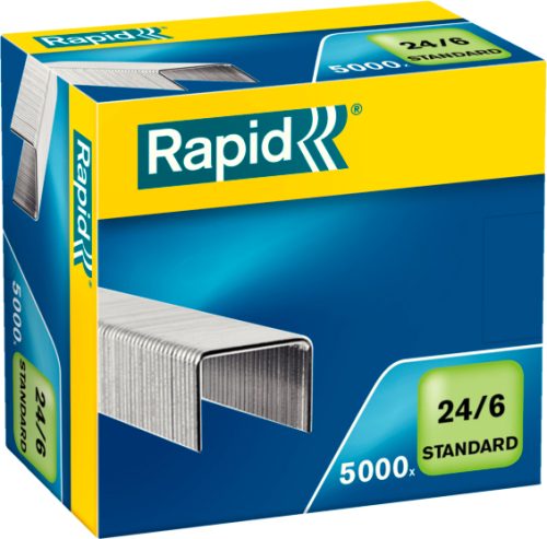 RAPID Heftklammern 24/6 verzinkt 24859800 max. 20 Blatt 5000 St&uuml;ck