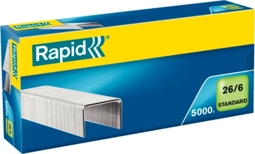 RAPID Heftklammern 26/6 verzinkt 24861800 max. 20 Blatt 5000 St&uuml;ck