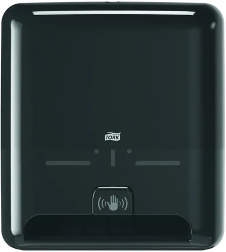 TORK Handtuchspender H1 551108 schwarz, sensor 368x331x206mm
