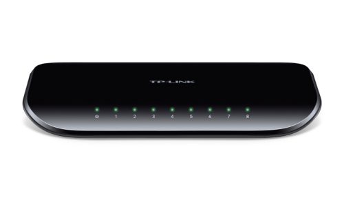 TP-LINK 8-Port-GB-Desktop-Switch TLSG1008D 10/100/1000 Mbit/s