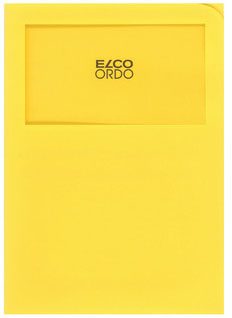 ELCO Sichth&uuml;lle Ordo Classico A4 29469.72 intensivgelb,o.Linien 100 Stk.