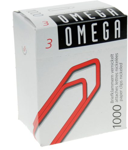 OMEGA B&uuml;roklammern Gr.3 3/1000 vernickelt, 28mm 1000 St&uuml;ck