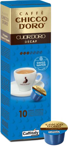 CHICCO D'ORO Kaffee Caffitaly 802284 Cuor d'Oro Decaf 10 St&uuml;ck