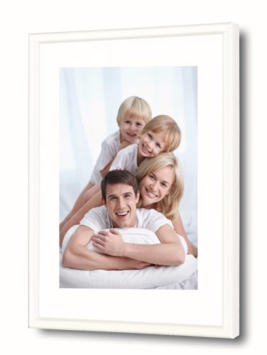 DEBEX Wechselrahmen 70x100cm 725001700100 Kunstglas, weiss