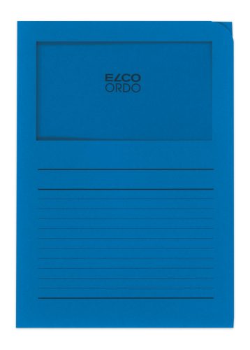 ELCO Sichth&uuml;lle Ordo 120g A4 29489.33 k&ouml;nigsblau, Fenster 100 St&uuml;ck