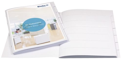 BIELLA Ordnungsmappe Orga-File A4 324406.01 weiss, 6-teilig, Sichttasche