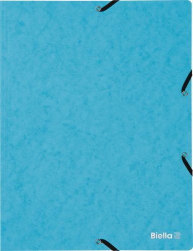 BIELLA Gummibandmappe A4 178401.06 hellblau, 355gm2 200 Bl.