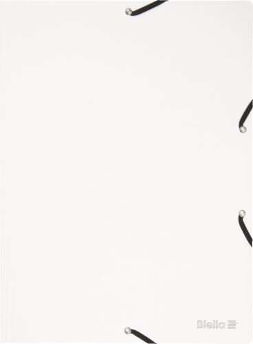 BIELLA Gummibandmappe A4 178401.01 weiss, 355gm2 200 Bl.