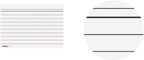 BIELLA Karteikarten liniert A7 230730.00 weiss, 105x74mm 100 Stk.