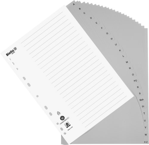 BIELLA Register PP grau A4 471424.00 A-Z
