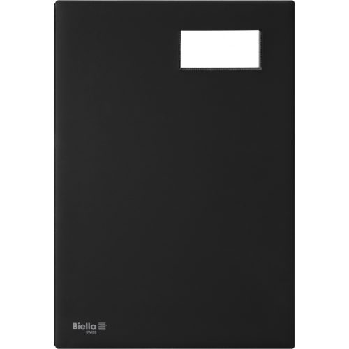 BIELLA Unterschriftenmappe A4 34342002 schwarz 20-teilig