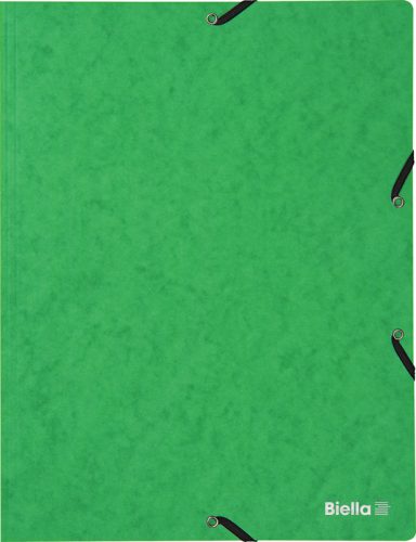 BIELLA Gummibandmappe A4 178401.30 gr&uuml;n, 355gm2 200 Bl.