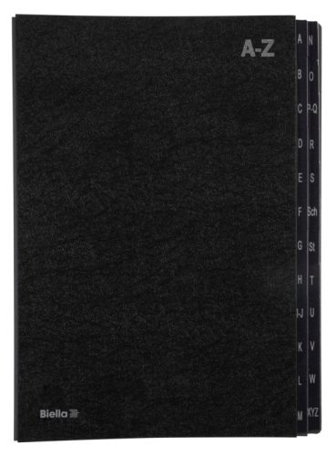 BIELLA Pultmappe A4 323424.00 schwarz, A-Z