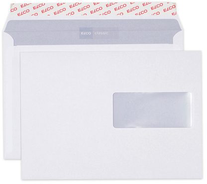 ELCO Couvert Classic m/Fenster C5 37896 100g, weiss 500 St&uuml;ck