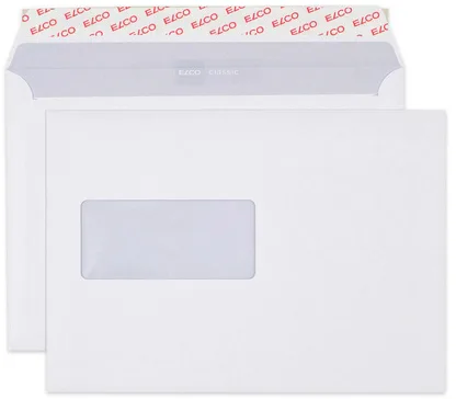 ELCO Couvert Classic m/Fenster C5 37999 100g, weiss 500 St&uuml;ck