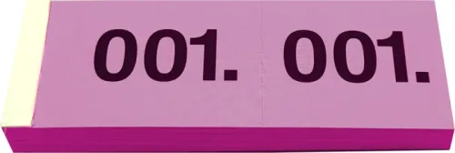 SIMPLEX Garderobenblock 1-100 13076 pink 100 Blatt