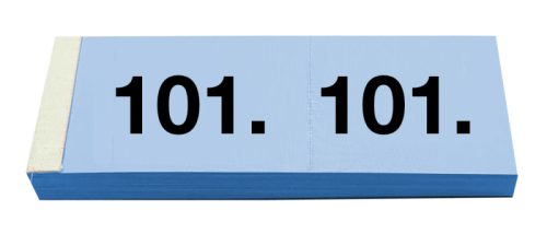 SIMPLEX Garderobenblock 101-200 13082 blau 100 Blatt