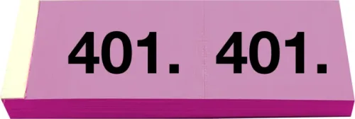 SIMPLEX Garderobenblock 401-500 13104 pink 100 Blatt