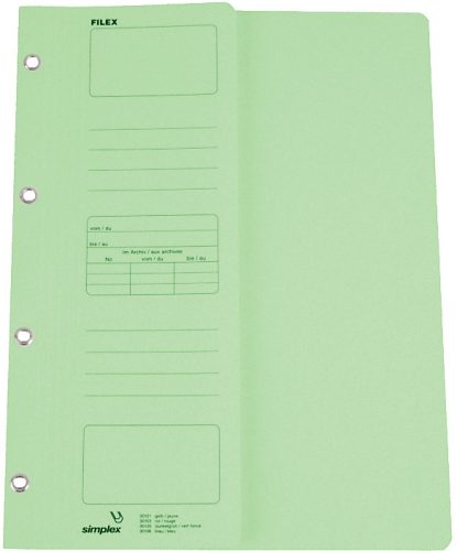 SIMPLEX Filex-Mappen A4 30105 gr&uuml;n