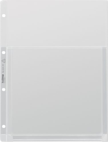 KOLMA Zeigetasche PP ExtraS.teild.A4 56.624.20 transp., 20mm, Voluma 5 St&uuml;ck