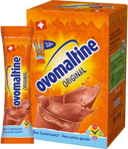 OVOMALTINE Pulver Stick o/Zucker 8810 10x15g