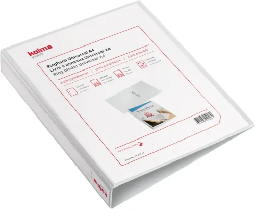 KOLMA Ringbuch Vario Universal A4 04.253.16 weiss, 2-Ring 35mm