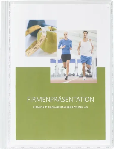 KOLMA Pr&auml;sentationsmappe Vario A4 10.014.00 transparent