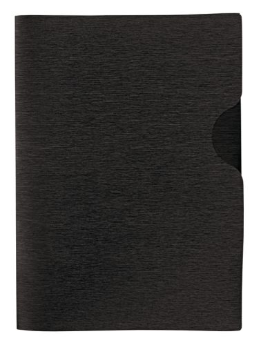 Kolma -  Präsentationsm. LineaVerde A4 10.006.06 schwarz, PP, Sand, recycling, One Size