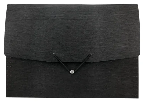 KOLMA F&auml;chermappe LineaVerde A4 11.024.06 schwarz, 12 Tabs,PP,Sand,rec.