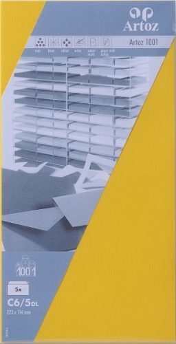 ARTOZ Couverts 1001 C6/5 107294182 220g, gelb 5 Blatt