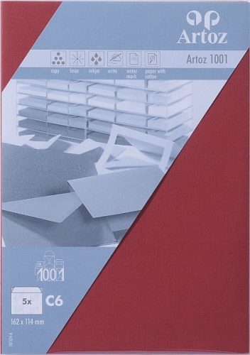 ARTOZ Couverts 1001 C6 107324185 100g, weinrot 5 St&uuml;ck