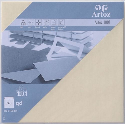 ARTOZ Couverts 1001 160x160mm 107454182 100g, chamois 5 St&uuml;ck