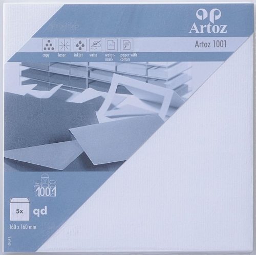 ARTOZ Couverts 1001 160x160mm 107454182 100g, weiss 5 St&uuml;ck