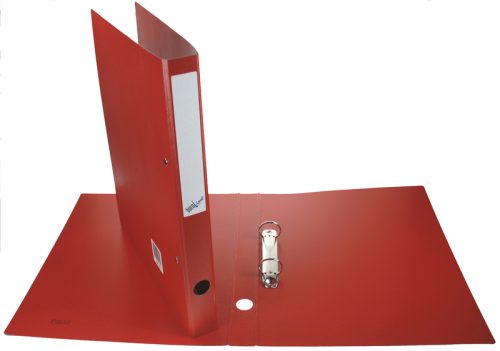 BÜROLINE -  Ringbuch A4 680001 rot 2 Ringe/3cm, Greifloch, 21cm