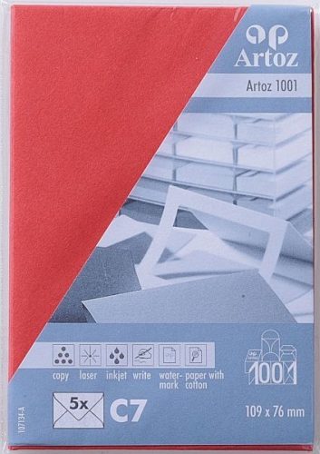 ARTOZ Couverts 1001 C7 107134185 100g, rot 5 St&uuml;ck