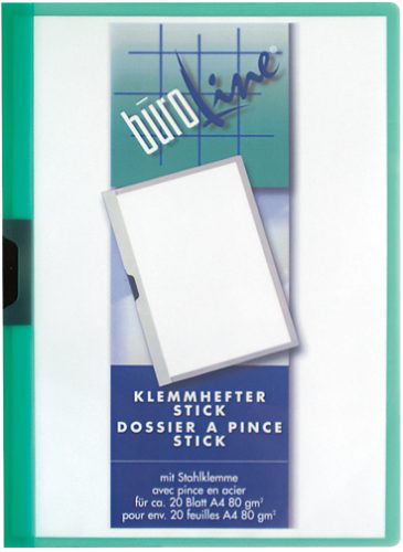 B&Uuml;ROLINE Klemmhefter A4 667292 gr&uuml;n