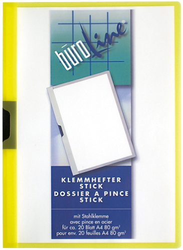 B&Uuml;ROLINE Klemmhefter A4 667295 gelb