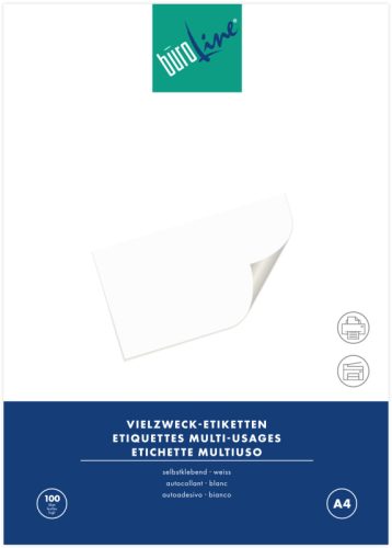 B&Uuml;ROLINE Etiketten 38,1x21,1mm 500057 weiss 6500 St&uuml;ck