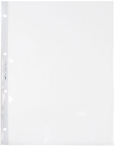 B&Uuml;ROLINE Zeigetaschen PVC 140 my A4 620210 transparent, glatt 100 St&uuml;ck